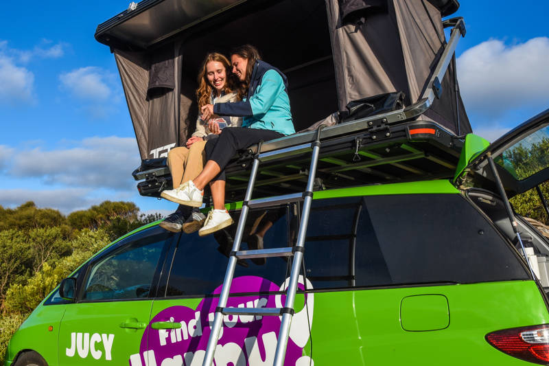 tjej som åkt på en roadtrip under sitt gap year