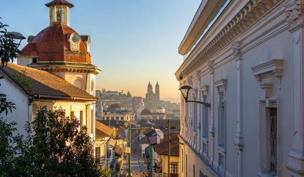 Ecuador Quito Sunset
