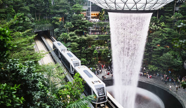 Skytrain At Singapore Airport