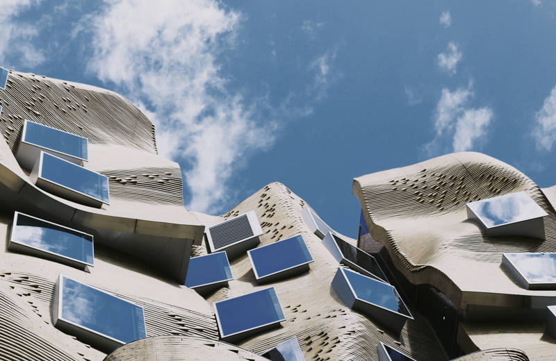 UTS building in Sydney designed by architect Frank Gehry