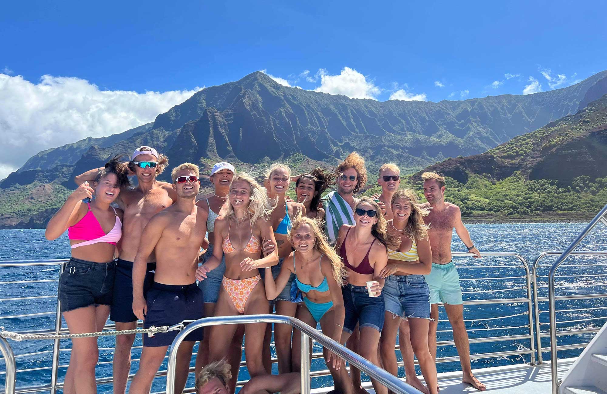 Maren With Friends On A Boat