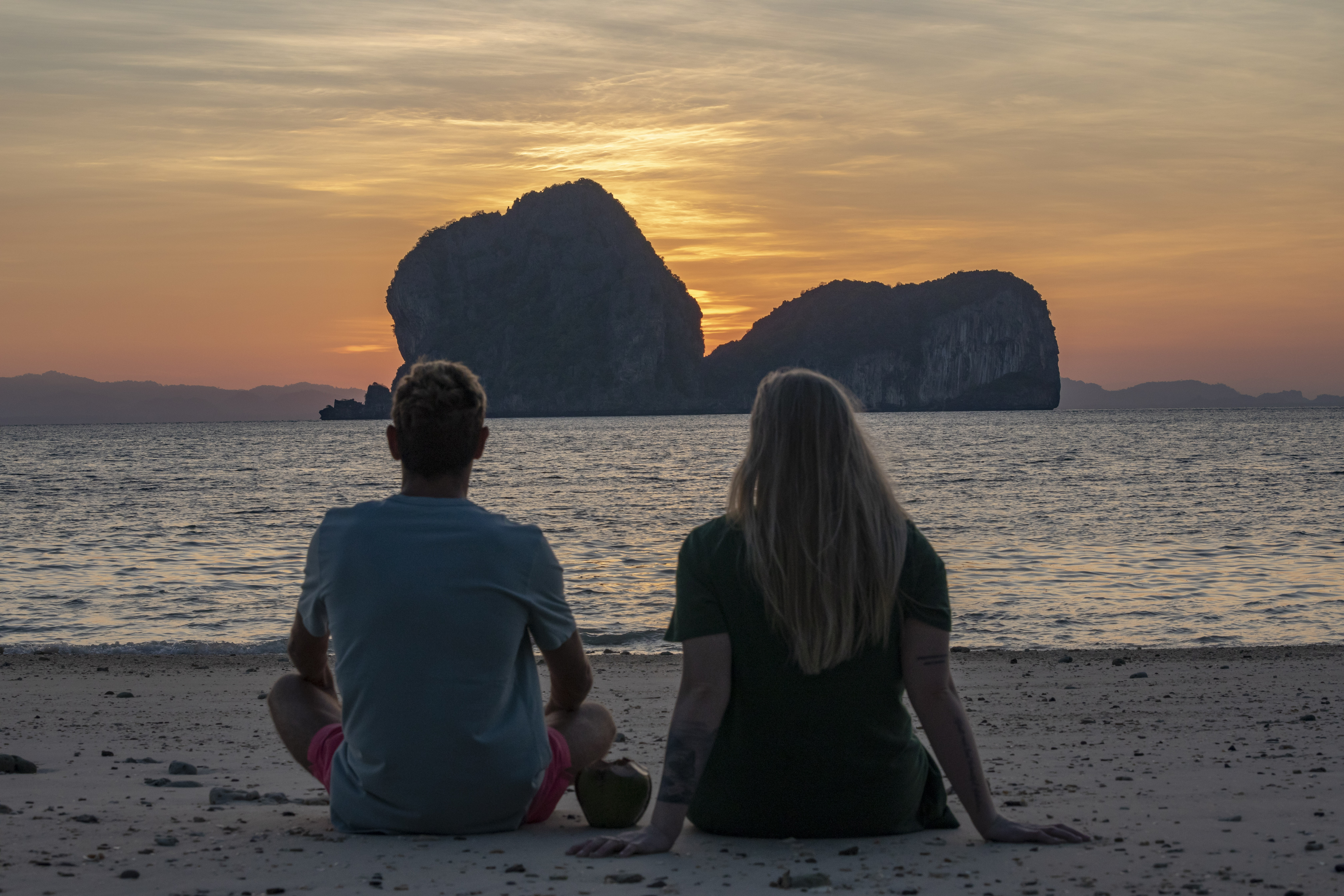 G Adventures Thailand Trang Koh Ngai Resort Beach Sunset Travellers 6460